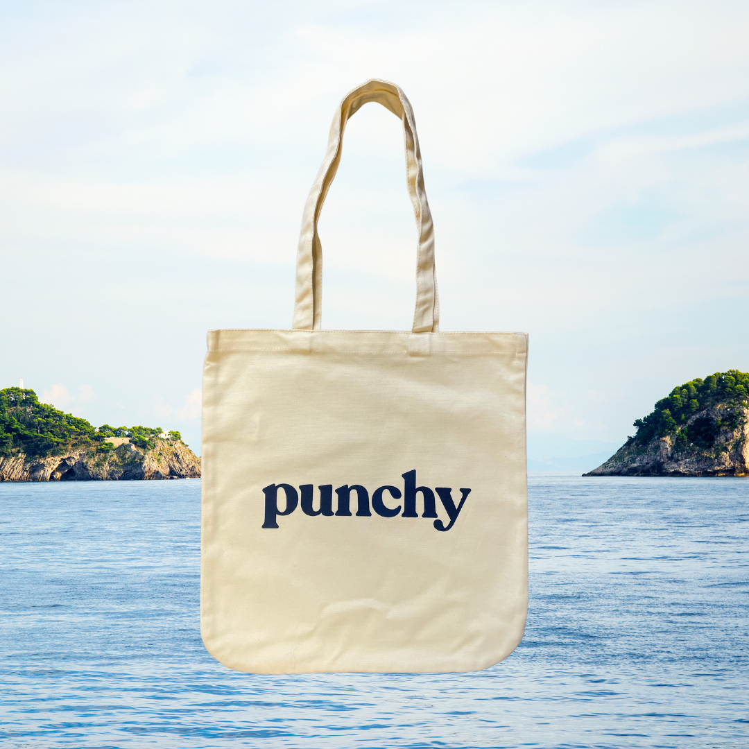 Yellow punchy Tote Bag