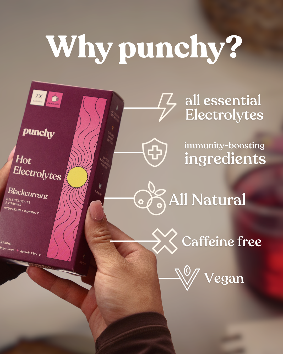 Hot Electrolytes + Immunity - Blackcurrant